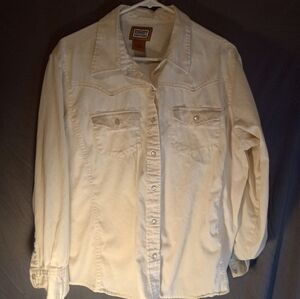 CE Schmidt Workwear Women's White Button Up